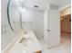 Double vanity bathroom with two sinks and a large mirror at 1780 Otisco Way, Winter Springs, FL 32708