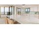 Modern kitchen with ocean views and breakfast bar at 3855 S Atlantic Ave # 1206B, Daytona Beach, FL 32118