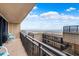 Balcony boasting an ocean view at 4139 S Atlantic Ave # B103, New Smyrna Beach, FL 32169