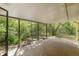 Covered patio with a view of the backyard at 4660 Holly Rd, New Smyrna Beach, FL 32168