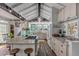 Spacious kitchen with granite countertops and island at 412 S Peninsula Ave, New Smyrna Beach, FL 32169