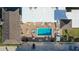 Overhead view of refreshing pool and surrounding patio at 3509 S Atlantic Ave # 209, New Smyrna Beach, FL 32169