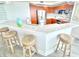 Modern kitchen with stainless steel appliances and quartz countertops at 241 Riverside Dr # 510, Holly Hill, FL 32117