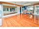 Fitness room with hardwood floors and equipment at 241 Riverside Dr # 510, Holly Hill, FL 32117