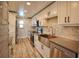 Updated kitchen with stainless steel appliances and new cabinetry at 101 N Riverside Dr # 4140, New Smyrna Beach, FL 32168