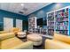 Community library with comfortable seating and a large selection of books at 241 Riverside Dr # 2007, Holly Hill, FL 32117