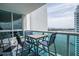 Balcony with water views and outdoor seating at 241 Riverside Dr # 2007, Holly Hill, FL 32117