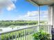 Tranquil balcony with serene waterway views at 426 Bouchelle Dr # 303, New Smyrna Beach, FL 32169