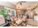 Bright sitting area overlooking the kitchen and backyard at 728 Sea Duck Dr, Daytona Beach, FL 32119