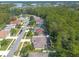 Aerial view showcasing a quiet residential neighborhood at 5452 Saint Regis Way, Port Orange, FL 32128