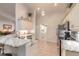 Modern kitchen with granite countertops and stainless steel appliances at 5452 Saint Regis Way, Port Orange, FL 32128