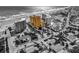 Aerial of oceanfront condo and neighborhood at 701 N Atlantic Ave # 202, New Smyrna Beach, FL 32169