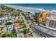 Aerial view of neighborhood near beach at 701 N Atlantic Ave # 202, New Smyrna Beach, FL 32169