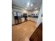 Modern kitchen with stainless steel appliances at 2503 Woodland Dr, Edgewater, FL 32141