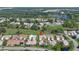 Aerial view of home and surrounding golf course community at 11 Andrea Dr, New Smyrna Beach, FL 32168