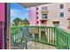 Private balcony with two chairs, offering a relaxing outdoor space at 731 Marina Point Dr # 7310, Daytona Beach, FL 32114