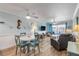 Relaxing living room with comfortable seating and access to balcony at 3801 S Atlantic Ave # 307, New Smyrna Beach, FL 32169