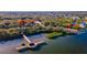 Aerial view of a park and boat ramp near the property at 689 Eagle Watch Rd, Oak Hill, FL 32759