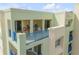 Private balcony offering scenic views and outdoor seating at 5300 S Atlantic Ave # 15-601, New Smyrna Beach, FL 32169