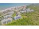Aerial view showing the community's proximity to the ocean at 5300 S Atlantic Ave # 15-601, New Smyrna Beach, FL 32169