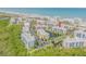 Aerial view showing condo building near beach at 5300 S Atlantic Ave # 15-601, New Smyrna Beach, FL 32169