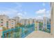 Expansive balcony featuring city and water views at 5300 S Atlantic Ave # 15-601, New Smyrna Beach, FL 32169