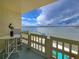 Serene balcony boasting stunning water and bridge views at 3606 S Peninsula Dr # 614, Port Orange, FL 32127