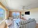 Relaxing living room featuring water views and plenty of natural light at 3606 S Peninsula Dr # 614, Port Orange, FL 32127