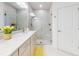 Modern bathroom with a large walk-in shower at 456 Lime Ave, Daytona Beach, FL 32124