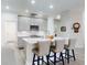 Modern kitchen with stainless steel appliances and an island at 456 Lime Ave, Daytona Beach, FL 32124