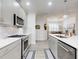 Modern kitchen with stainless steel appliances and an island at 456 Lime Ave, Daytona Beach, FL 32124