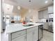 Spacious kitchen with island and stainless steel appliances at 456 Lime Ave, Daytona Beach, FL 32124