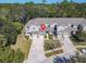 Aerial view of a townhome community at 679 Mount Olympus Blvd, New Smyrna Beach, FL 32168