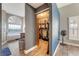 Large bathroom with a walk-in closet, shower, and a free-standing tub at 510 Sun Lake Dr, Port Orange, FL 32127