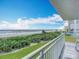 Balcony with ocean and beach views at 5303 S Atlantic Ave # 270, New Smyrna Beach, FL 32169