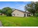 House exterior, back view, sliding doors at 172 Gull S Dr, Daytona Beach, FL 32119