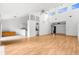 Open living room with high ceilings and wood floors at 172 Gull S Dr, Daytona Beach, FL 32119