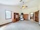 Main bedroom with ensuite bathroom access and ample closet space at 2471 Jenscot Rd, Saint Cloud, FL 34771