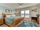 Main bedroom with ocean views and ensuite bath at 4153 S Atlantic Ave # 5010, New Smyrna Beach, FL 32169