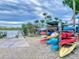 Variety of kayaks available for resident use at 452 Bouchelle Dr # 303, New Smyrna Beach, FL 32169
