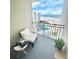 Enjoy ocean and pool views from this relaxing condo balcony at 5207 S Atlantic Ave # 0622, New Smyrna Beach, FL 32169