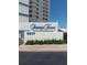 Seascape Towers building entrance sign at 5207 S Atlantic Ave # 0622, New Smyrna Beach, FL 32169