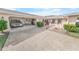 Attached garage with space for one car and additional storage at 110 Ponce Terrace Cir, Ponce Inlet, FL 32127