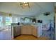 Kitchen with breakfast nook and ample counter space at 3218 Royal Palm Dr, Edgewater, FL 32141