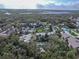 Aerial view of the community, highlighting its lush landscaping and pool at 4017 Saxon Dr, New Smyrna Beach, FL 32169