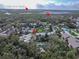 Aerial view of the property showing its location near the water at 4017 Saxon Dr, New Smyrna Beach, FL 32169