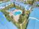 Community pool and surrounding buildings at 4590 S Atlantic Ave # 263, Ponce Inlet, FL 32127