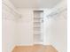 Spacious closet with wire shelving and additional storage at 5201 S Atlantic Ave # 809A, New Smyrna Beach, FL 32169