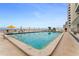 Inviting outdoor pool with ample deck space at 5201 S Atlantic Ave # 809A, New Smyrna Beach, FL 32169