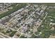 Aerial view showing home's location near waterway at 130 Indian Creek Rd, Oak Hill, FL 32759